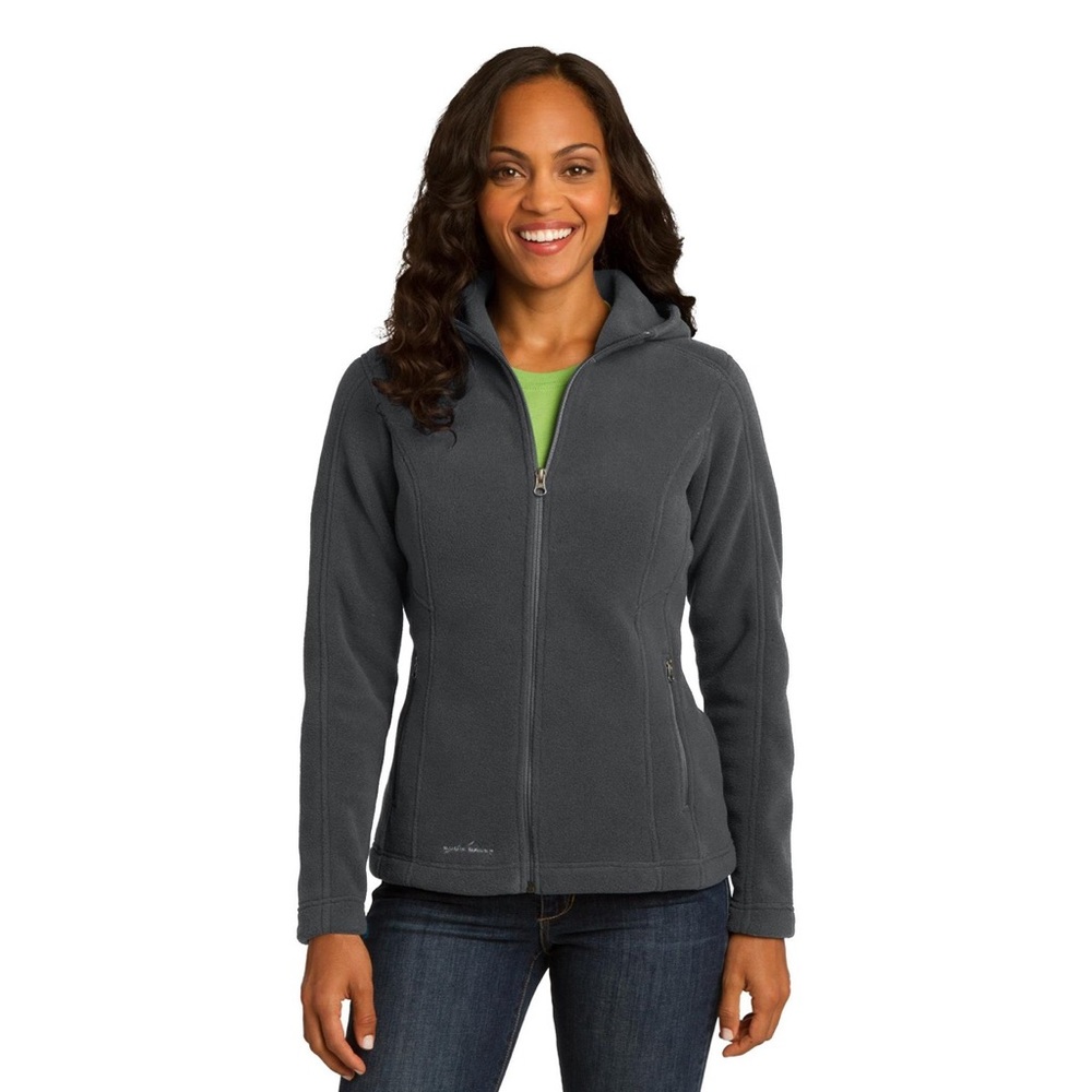 Eddie Bauer Ladies Hooded Full-Zip Fleece Jacket